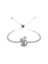 Iconic Swan Crystal Bangle Bracelet Silver - SWAROVSKI - BALAAN 2