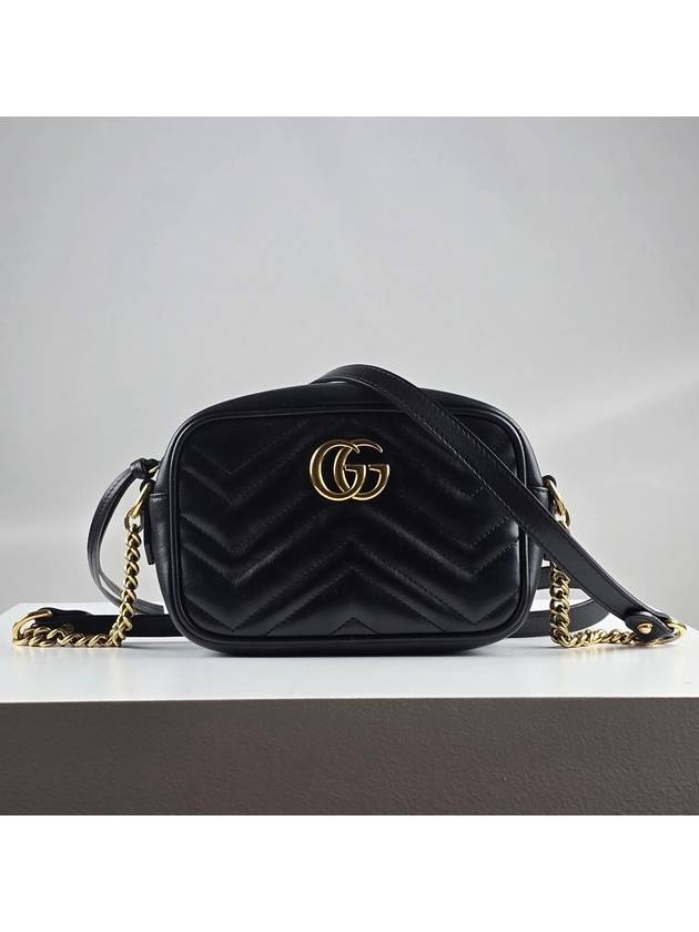 GG Marmont Matelasse Mini Crossbody Shoulder Bag 634785 - GUCCI - BALAAN 2