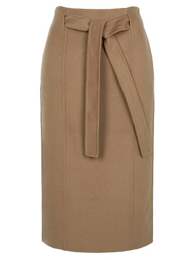 Camel S Wool Midi Skirt ALEC 045 00019 - MAX MARA - BALAAN 1