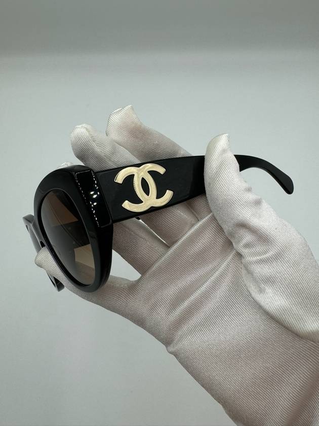 CC logo butterfly sunglasses acetate black brown A71525 - CHANEL - BALAAN 7