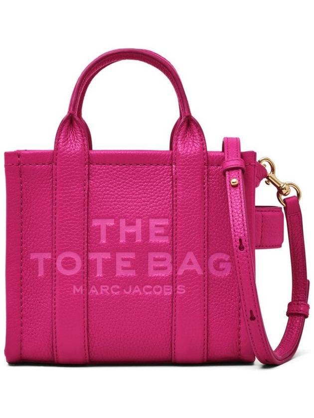 Mini Micro Leather Tote Bag Lipstick Pink - MARC JACOBS - BALAAN 2