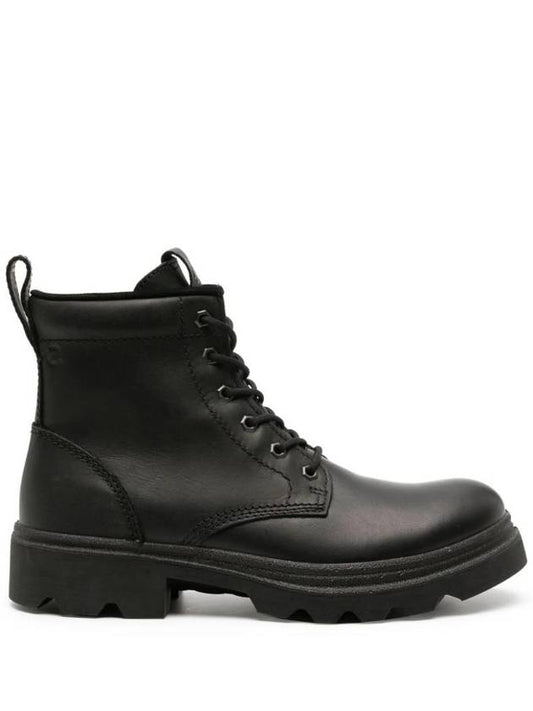 Greiner embossed logo leather boots 21472401001 - ECCO - BALAAN 1