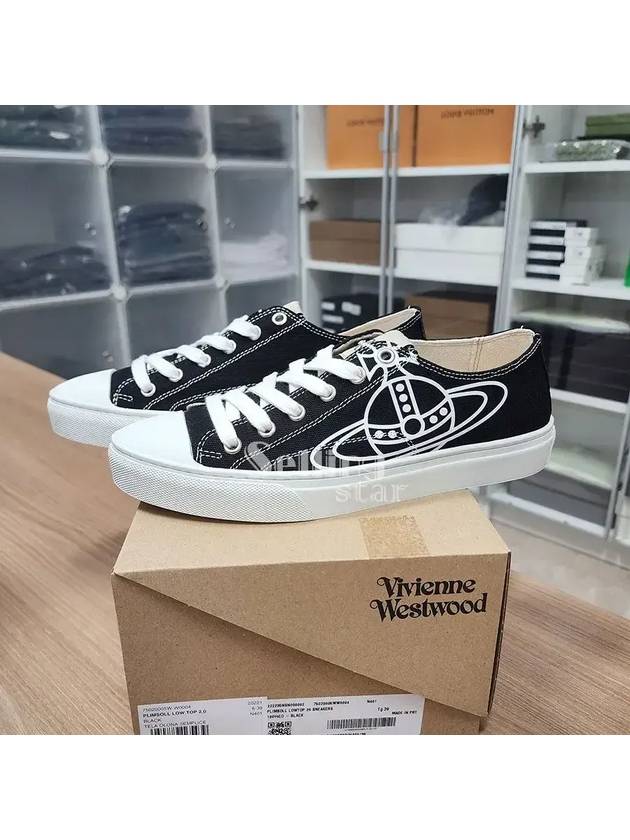 ORB Logo Low Top Sneakers Black - VIVIENNE WESTWOOD - BALAAN 3