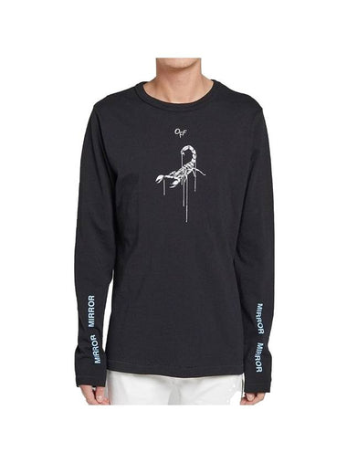 Scorpio Long Sleeve T-Shirt Black - OFF WHITE - BALAAN 1