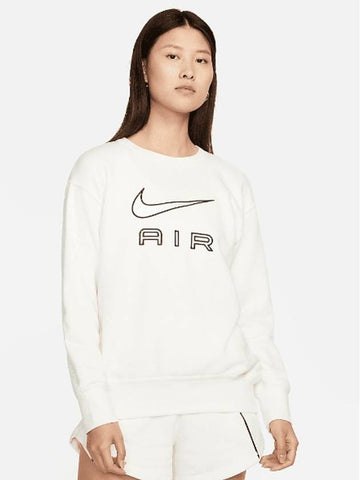 Sweatshirt DQ6568133 Cream Ivory WOMENS S,L Asian fit - NIKE - BALAAN 1