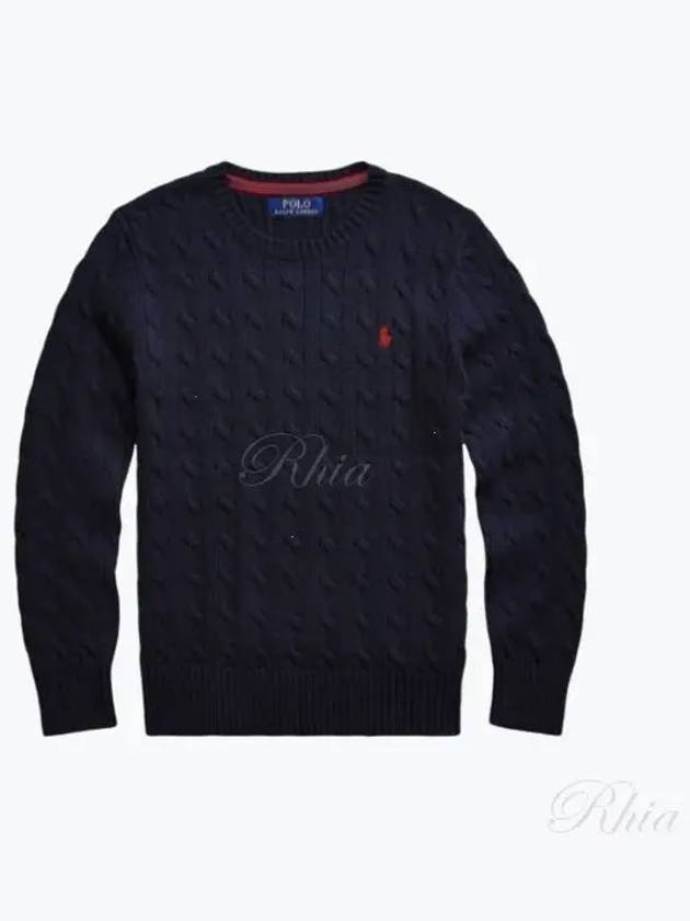 Kids Knit Sweatshirt 323702674009 RL NAVY - POLO RALPH LAUREN - BALAAN 2