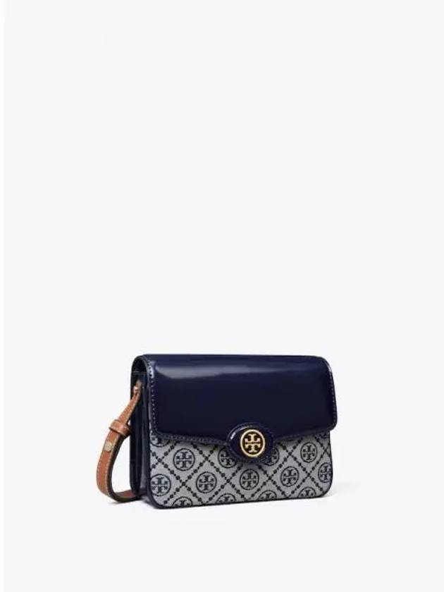 Robinson Monogram Convertible Shoulder Bag Cross Navy Domestic Product GM0024020776828 - TORY BURCH - BALAAN 1