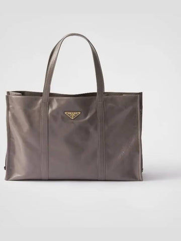 Large leather tote bag 1BG460 2CYR F03S - PRADA - BALAAN 1