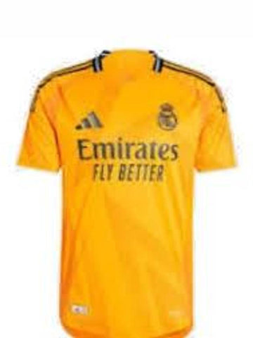 Real Madrid 24 25 Away Jersey Short Sleeve T-Shirt Orange - ADIDAS - BALAAN 1