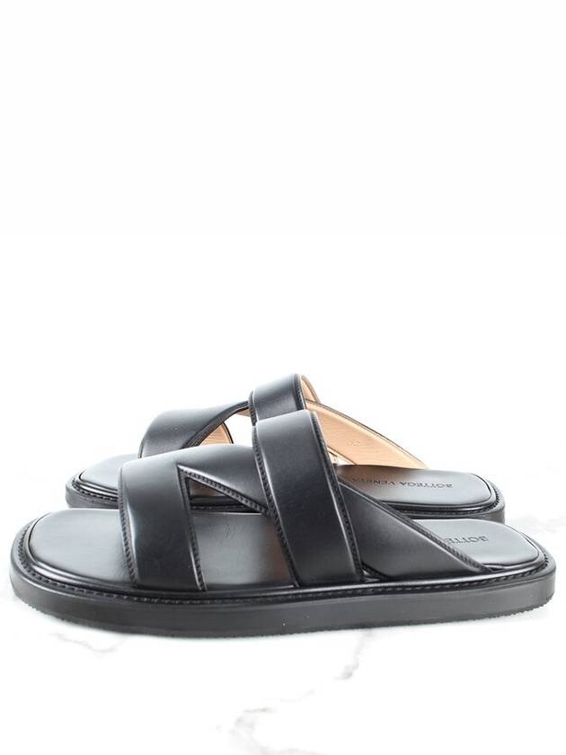 leather sandals black 43 280 - BOTTEGA VENETA - BALAAN 4