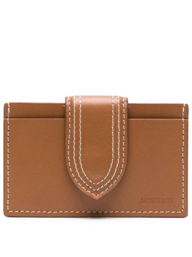 Le Porte Carte Bambino Leather Cardholder Brown - JACQUEMUS - BALAAN 1