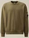 Brushed and Emerized Diagonal Fleece Lens Sweatshirt Green - CP COMPANY - BALAAN 2