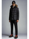 Cluny Long Down Jacket Black - MONCLER - BALAAN 7