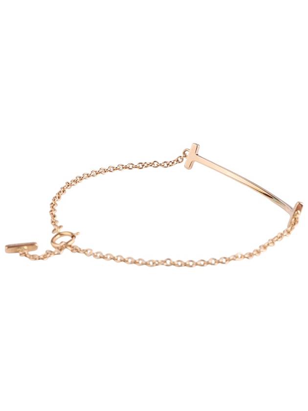 Pink gold T smile small bracelet S 33465 - TIFFANY & CO. - BALAAN 3