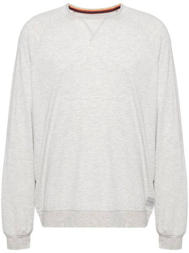 Logo Long Sleeve Lounge Top Grey - PAUL SMITH - BALAAN 1