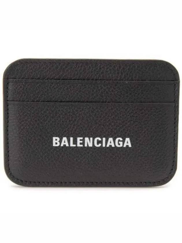 Cash Logo 2 Fold Card Wallet Black - BALENCIAGA - BALAAN 2