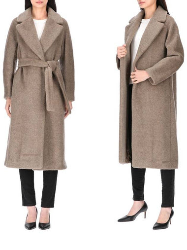 Zucchero Wool Alpaca Single Coat Light Brown - MAX MARA - BALAAN 1