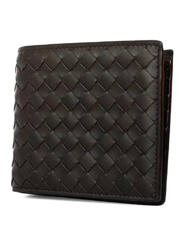 Intrecciato Weaving Half Wallet Espresso - BOTTEGA VENETA - BALAAN 5