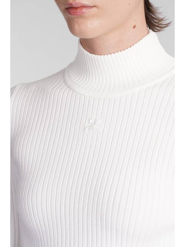 Funnel Neck Knit Top PERMPU022FI0001 - COURREGES - BALAAN 6