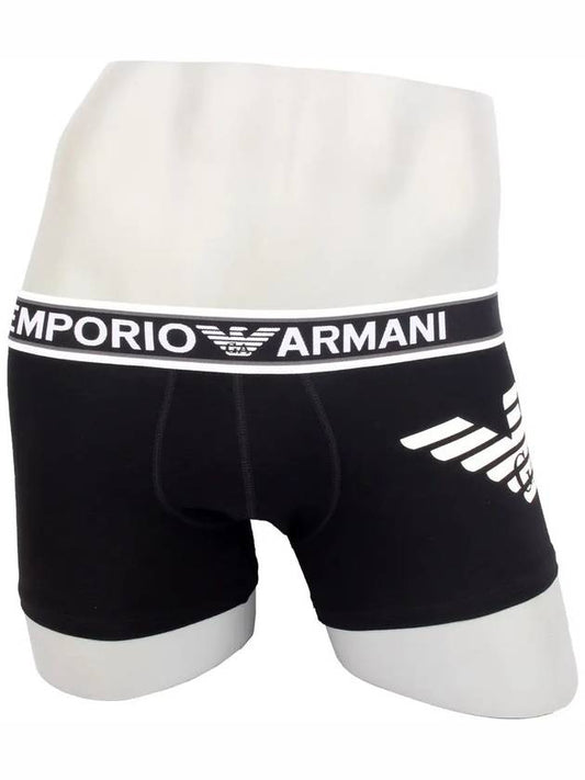 Eagle Boxer Briefs Black - EMPORIO ARMANI - BALAAN 2