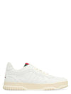 Re Web Leather Low Top Sneakers White - GUCCI - BALAAN 2