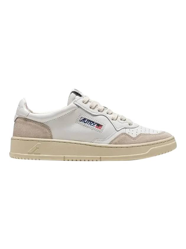 Medalist Suede Low Top Sneakers White - AUTRY - BALAAN 1