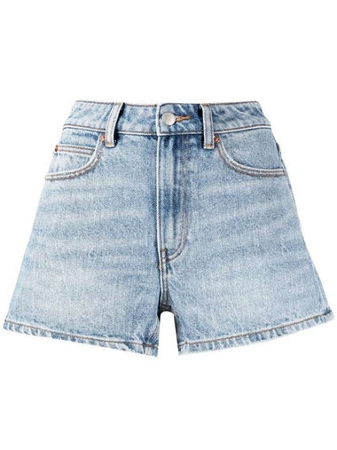 Alexander Wang High Rise Denim Shorts Clothing - ALEXANDER WANG - BALAAN 1