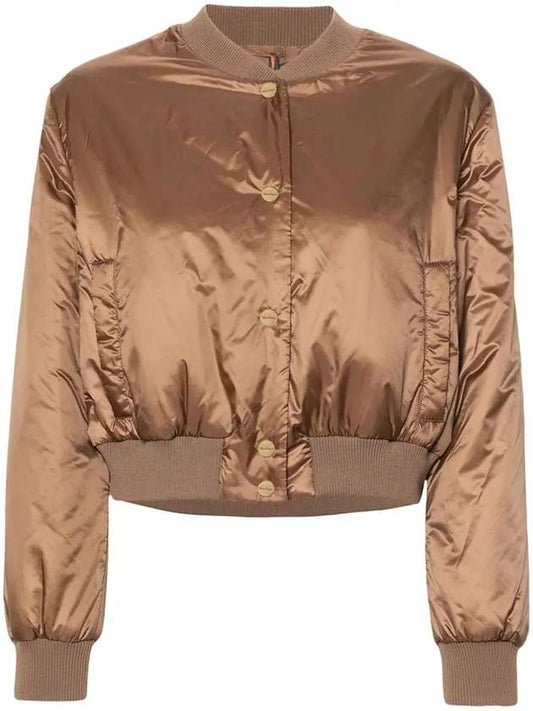 Greenbi Reversible Padded Bomber Jacket Camel - MAX MARA - BALAAN 2