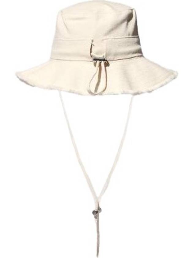 Le Bob Artichaut Bucket Hat Off White - JACQUEMUS - BALAAN 4