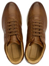 Asken Leather Low Top Sneakers Brown - BALLY - BALAAN 3