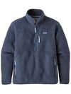 Women's Retro File Marsupial Anorak Jacket Navy - PATAGONIA - BALAAN 2