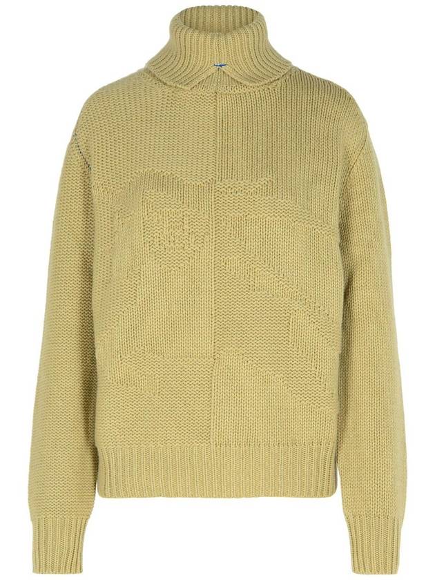 EKD Roll Neck Cashmere Knit Top Hunter - BURBERRY - BALAAN 2