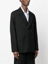 Unconstructed DB Blazer Jacket Black - OUR LEGACY - BALAAN 4