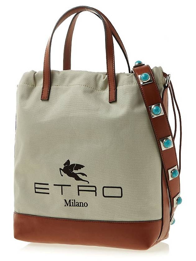 Crown Me Collection Tote Bag Beige - ETRO - BALAAN 3