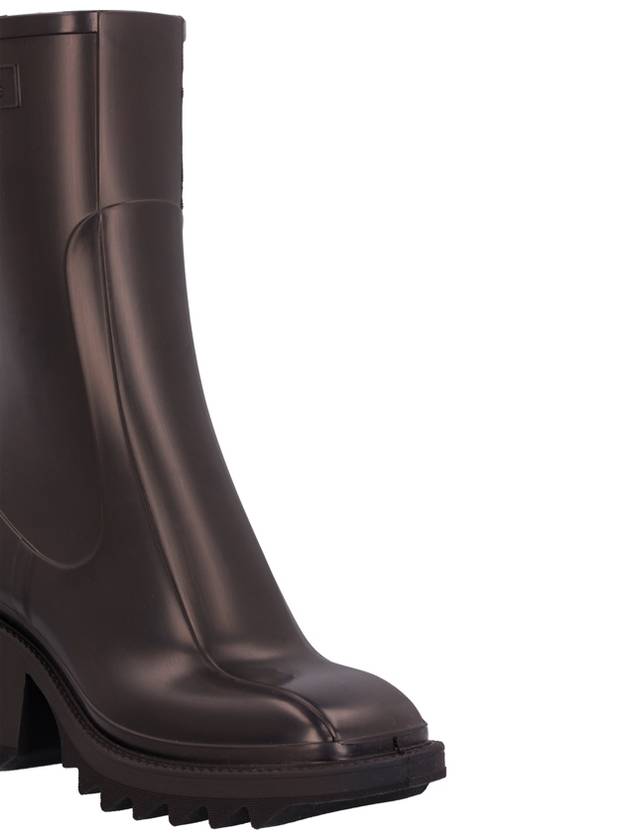 Betty Chunky Sole Rain Boots Black - CHLOE - BALAAN 5