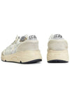 Women's Running Sole Low Top Sneakers Silver Beige - GOLDEN GOOSE - BALAAN 9