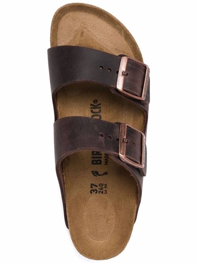 Arizona Oiled Leather Slipper Habana - BIRKENSTOCK - BALAAN 4