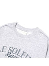 Brushed Options x Mas Teddy Bear Sweat Shirts MELANGE GRAY - LE SOLEIL MATINEE - BALAAN 3