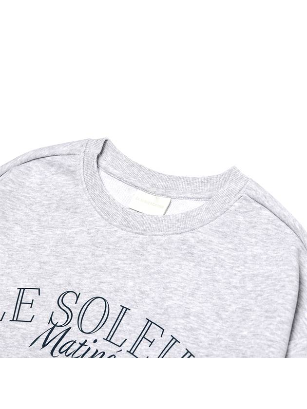 X Mas Teddy Bear Sweatshirt Melange Grey - LE SOLEIL MATINEE - BALAAN 3