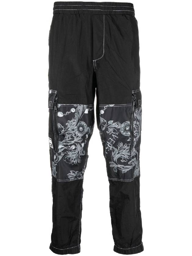 Chain Cargo Track Pants Black - VERSACE - BALAAN 2