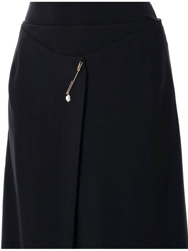 Carven Midi Skirt Pin Pearl - CARVEN - BALAAN 3