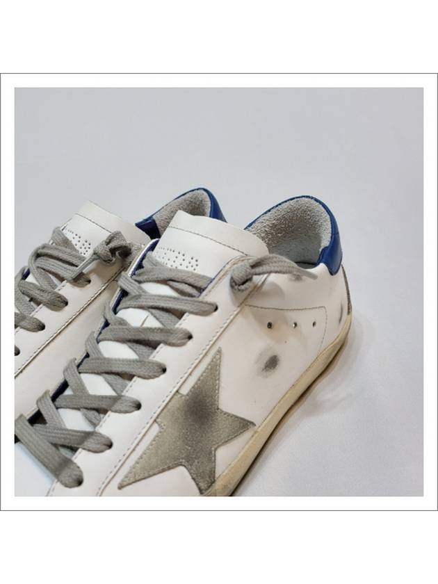 Superstar Classic Low Top Sneakers Blue White - GOLDEN GOOSE - BALAAN 3