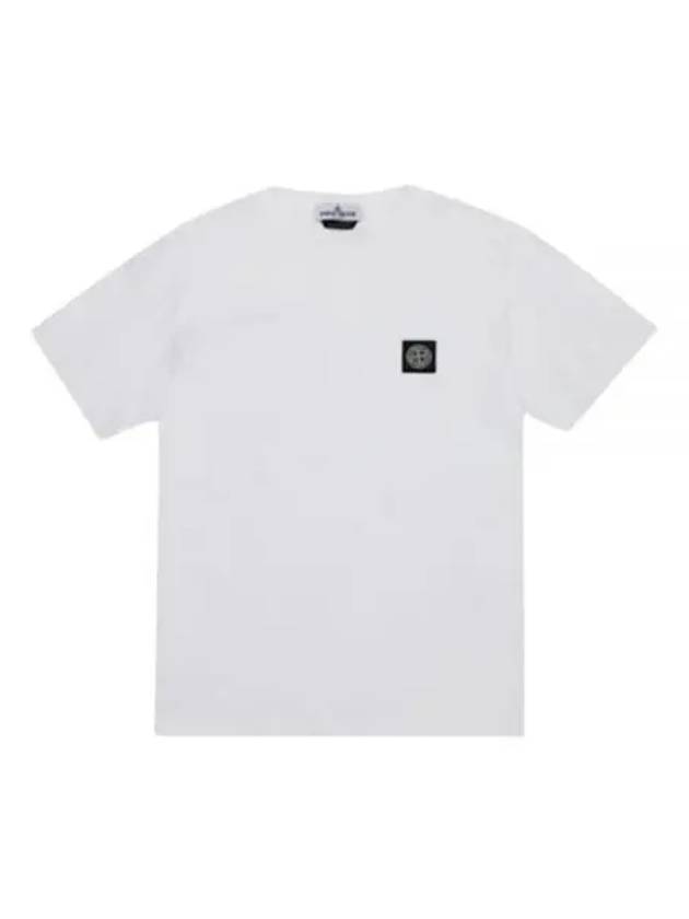 Kids 30/1 Cotton Jersey Short Sleeve T-Shirt White - STONE ISLAND - BALAAN 2