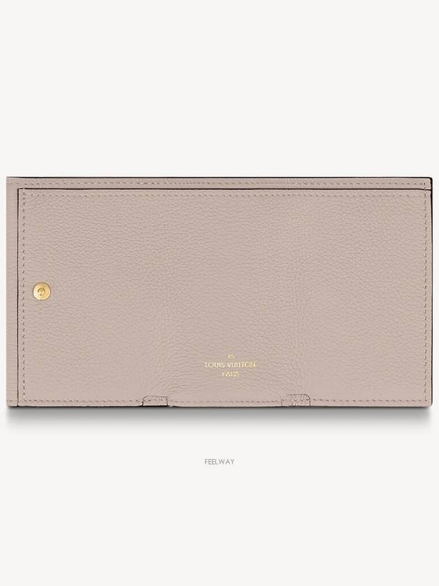 Lock Mini Half Wallet Grey - LOUIS VUITTON - BALAAN 5