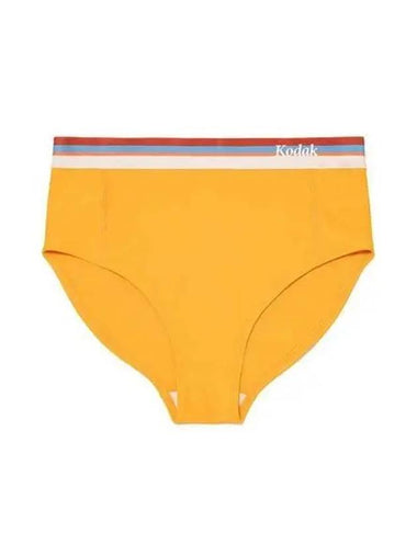 KODAK Hot Summer Ribbed Swimsuit Bottoms Women YELLOW - KODO - BALAAN 1