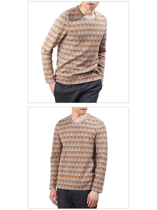 Jacquard crew neck sweater PO0007A16 1362 - LANVIN - BALAAN 2