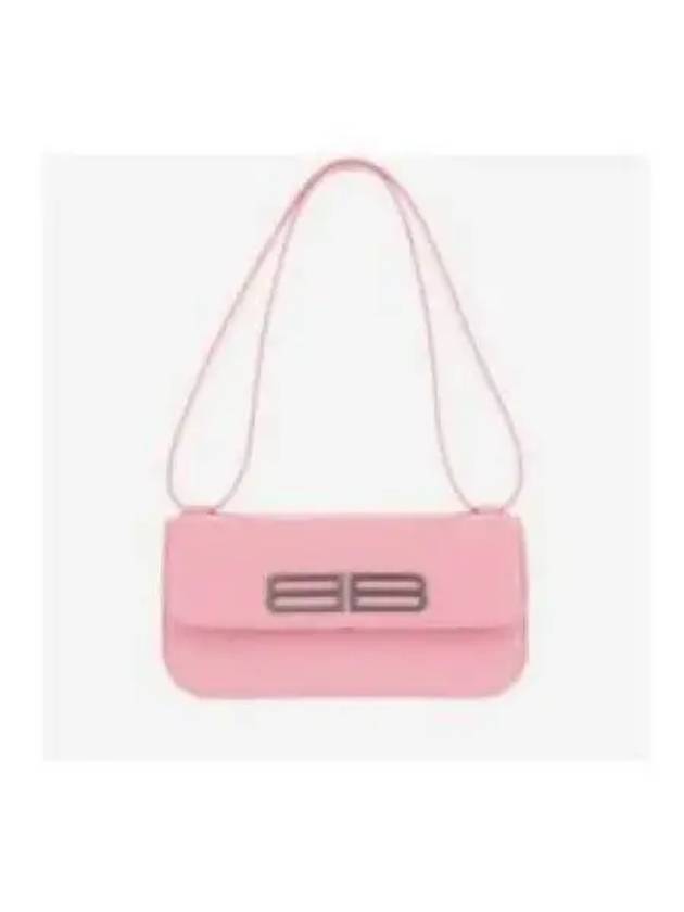 Gossip Calfskin Small Shoulder Bag Candy Pink - BALENCIAGA - BALAAN 2