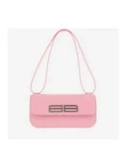 Gossip Calfskin Small Shoulder Bag Candy Pink - BALENCIAGA - BALAAN 2