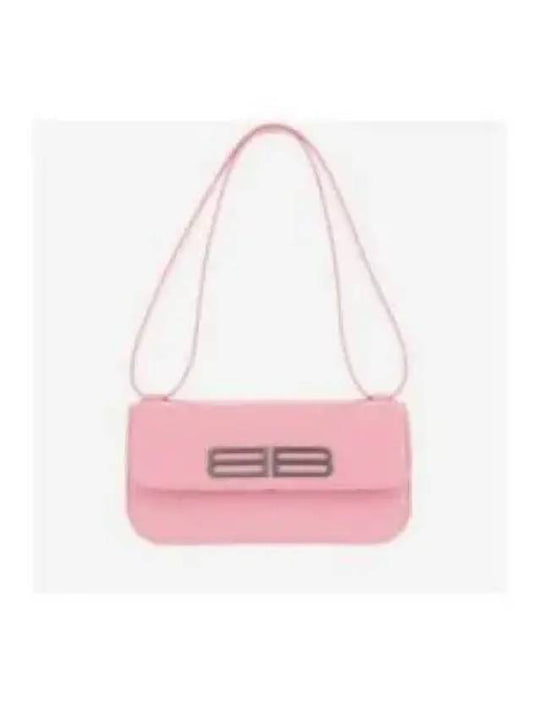 Gossip Calfskin Small Shoulder Bag Candy Pink - BALENCIAGA - BALAAN 2