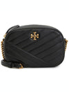 Chevron Kira Small Camera Cross Bag Black - TORY BURCH - BALAAN 2